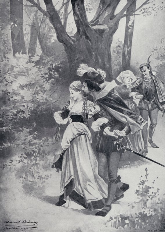 Illustration til Goethes Faust af Edmund Bruning