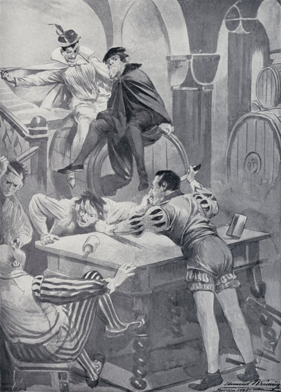 Illustration til Goethes Faust af Edmund Bruning