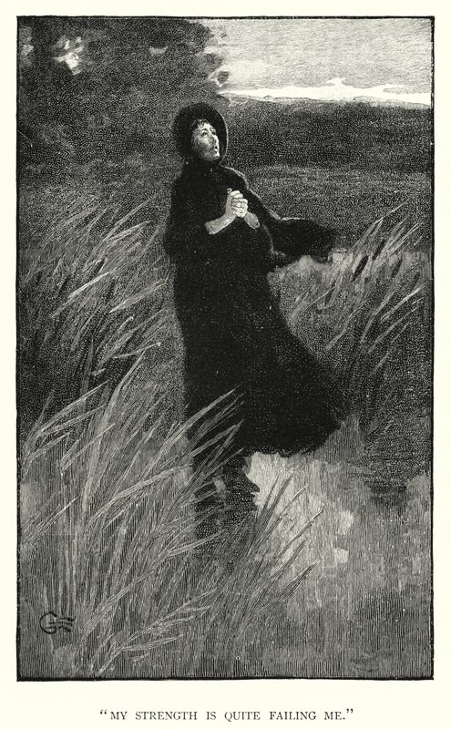 Illustration til Jane Eyre af Charlotte Bronte (gravering) af Edmund Henry Garrett