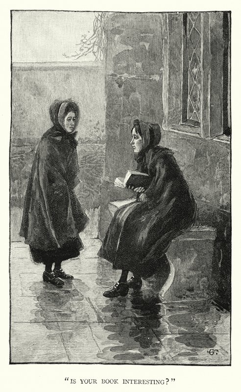 Illustration til Jane Eyre af Charlotte Bronte (gravering) af Edmund Henry Garrett