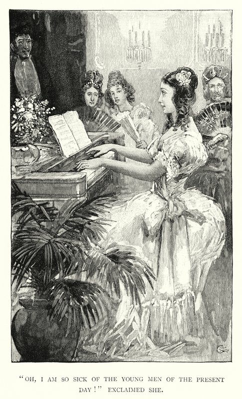 Illustration til Jane Eyre af Charlotte Bronte (gravering) af Edmund Henry Garrett