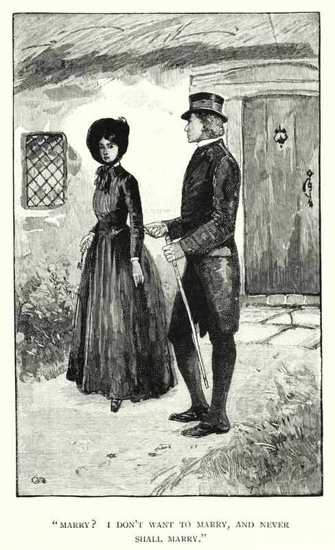 Illustration til Jane Eyre af Charlotte Bronte (gravering) af Edmund Henry Garrett