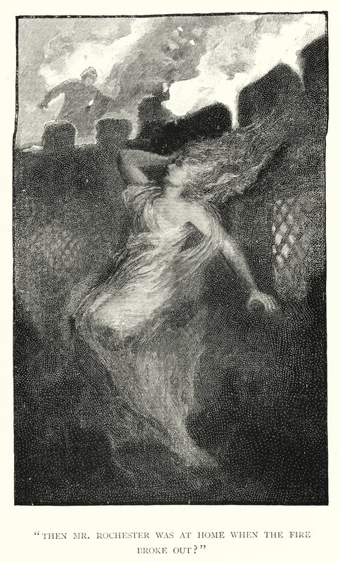 Illustration til Jane Eyre af Charlotte Bronte (gravering) af Edmund Henry Garrett