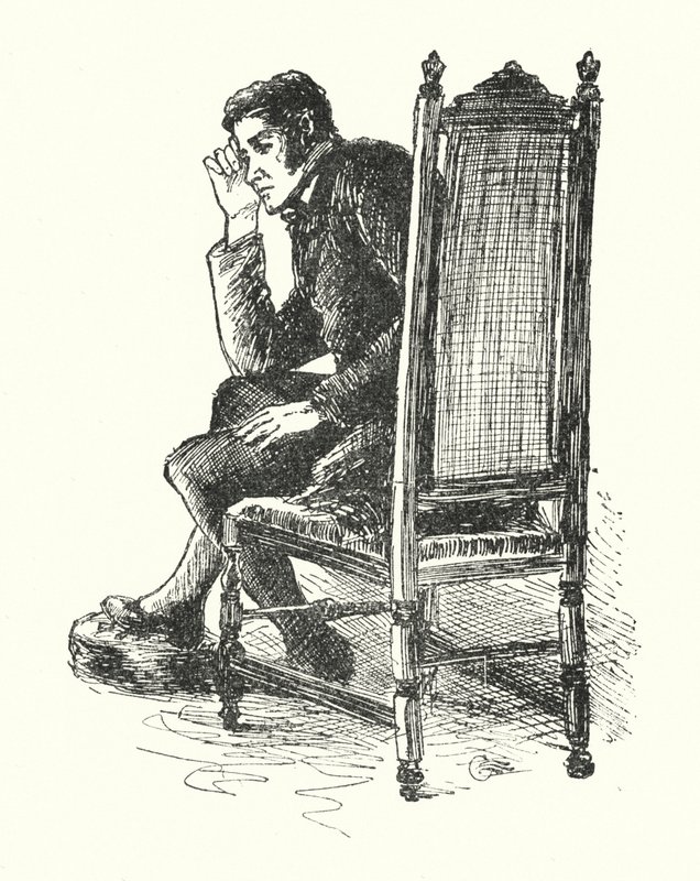 Illustration til Jane Eyre af Charlotte Bronte (litho) af Edmund Henry Garrett
