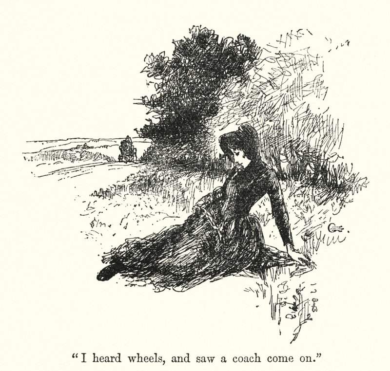Illustration til Jane Eyre af Charlotte Bronte (litho) af Edmund Henry Garrett