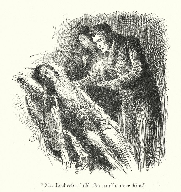 Illustration til Jane Eyre af Charlotte Bronte (litho) af Edmund Henry Garrett
