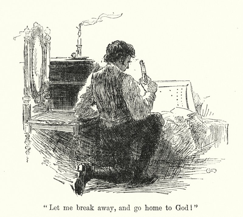 Illustration til Jane Eyre af Charlotte Bronte (litho) af Edmund Henry Garrett