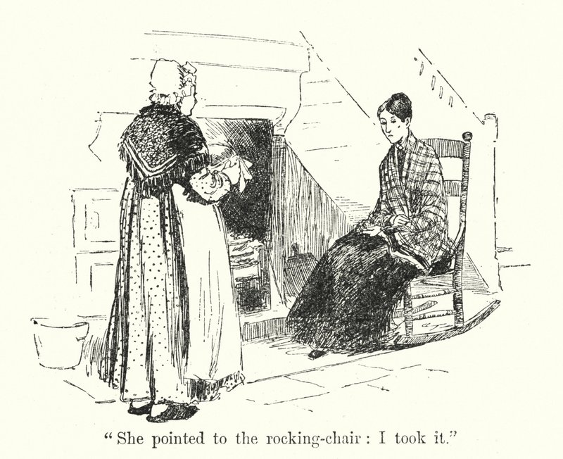 Illustration til Jane Eyre af Charlotte Bronte (litho) af Edmund Henry Garrett