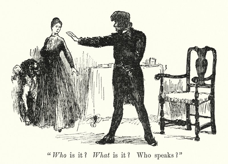 Illustration til Jane Eyre af Charlotte Bronte (litho) af Edmund Henry Garrett