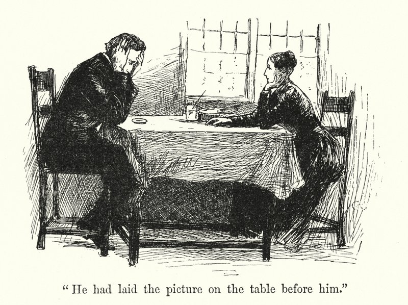 Illustration til Jane Eyre af Charlotte Bronte (litho) af Edmund Henry Garrett