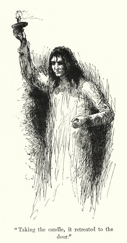 Illustration til Jane Eyre af Charlotte Bronte (litho) af Edmund Henry Garrett