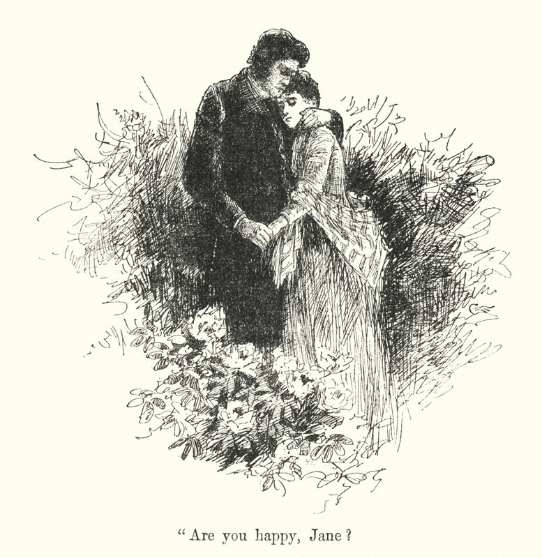 Illustration til Jane Eyre af Charlotte Bronte (litho) af Edmund Henry Garrett