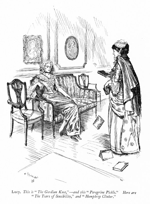 Illustration til Sheridans The Rivals (gravering) af Edmund Joseph (after) Sullivan