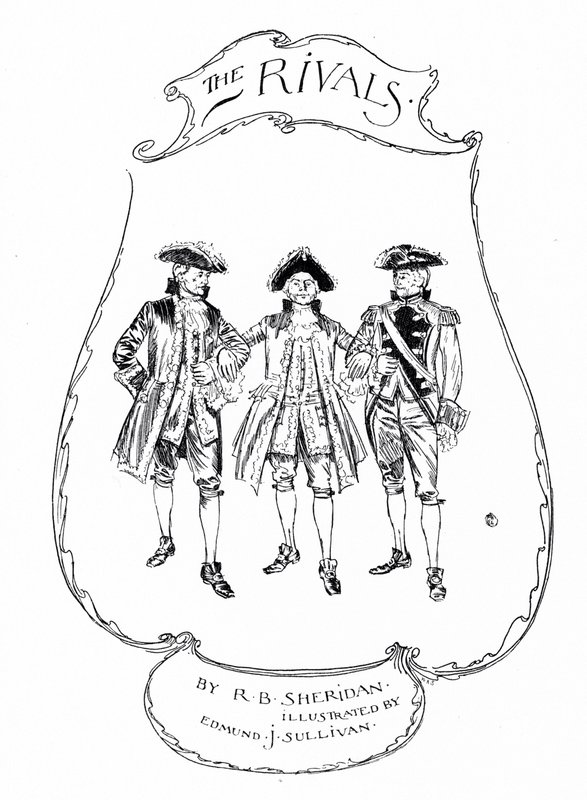 Illustration til Sheridans The Rivals (gravering) af Edmund Joseph (after) Sullivan