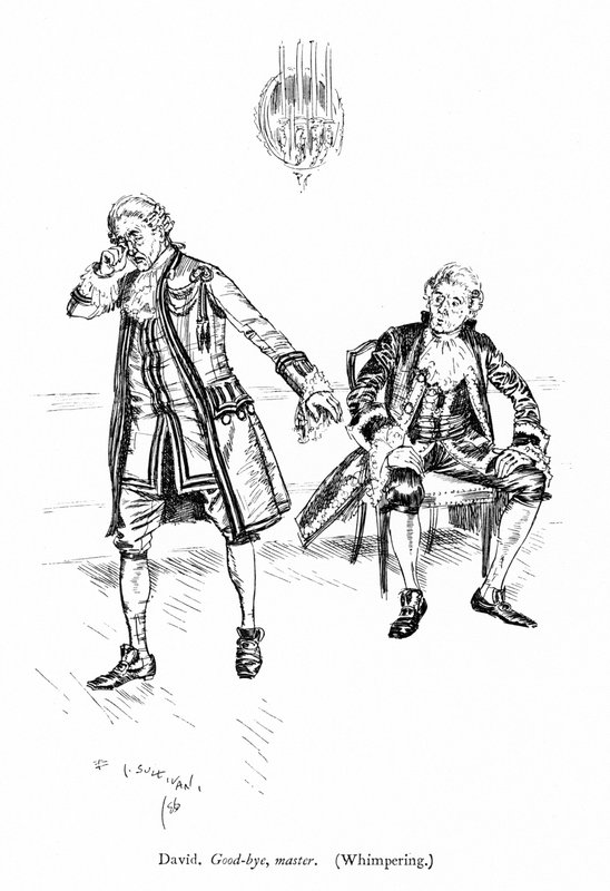 Illustration til Sheridans The Rivals (gravering) af Edmund Joseph (after) Sullivan
