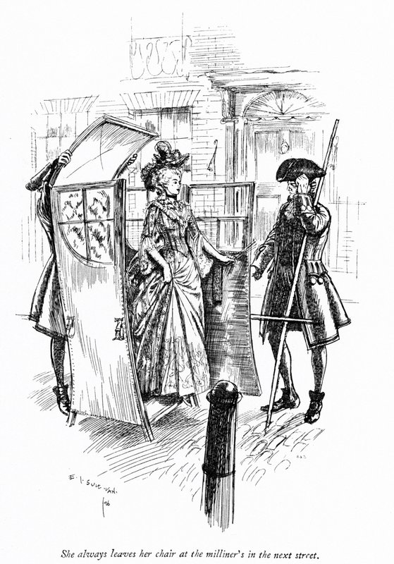 Illustration til Sheridans The School for Scandal (gravering) af Edmund Joseph (after) Sullivan