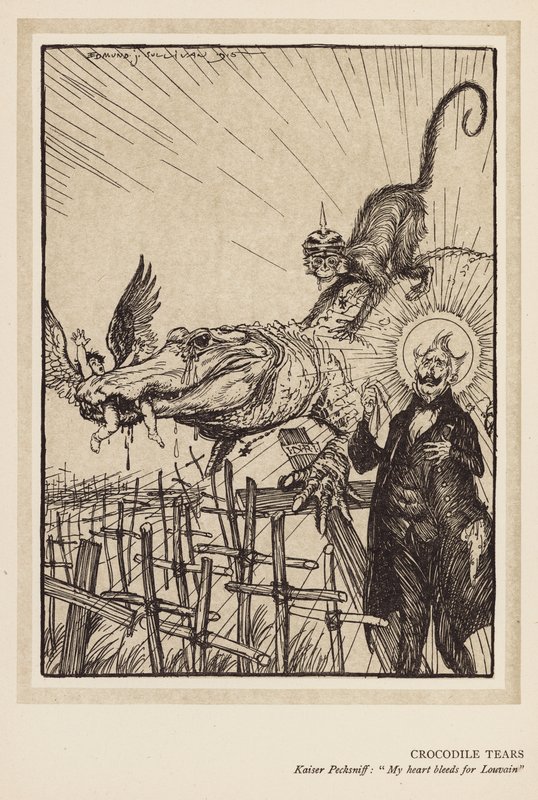 Kejserens krans: Krokodilletårer (litografi) af Edmund Joseph (after) Sullivan