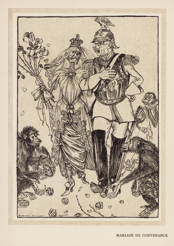 Kejserens krans: Marriage De Convenance (litografi) af Edmund Joseph (after) Sullivan