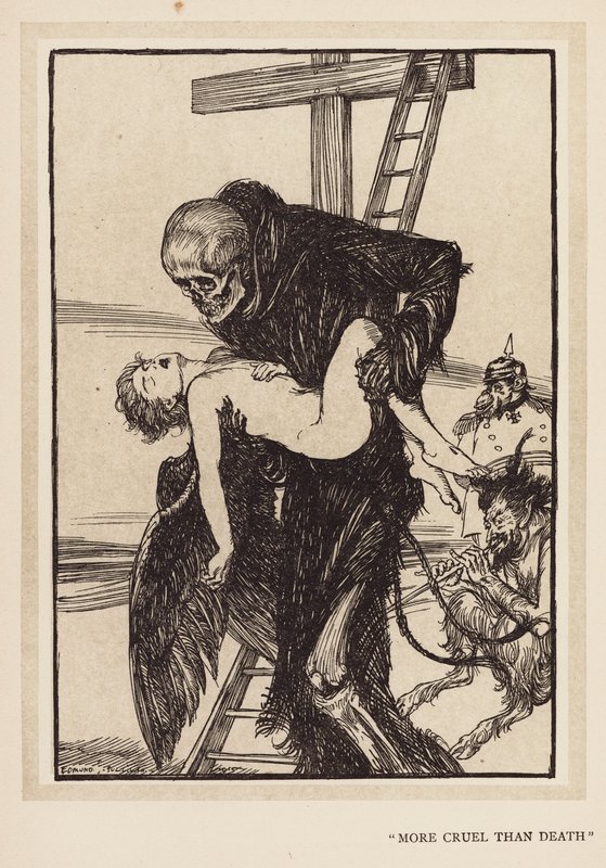 Kejserens krans: "Mere grusom end døden" (litografi) af Edmund Joseph (after) Sullivan