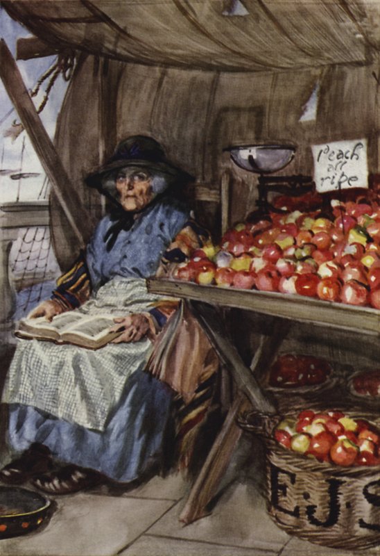 Alt er i sikkerhed hos mig, jeg er aldrig fersken, og jeg foragter en fælde, så nu, kære, Gud velsigne dig af Edmund Joseph Sullivan