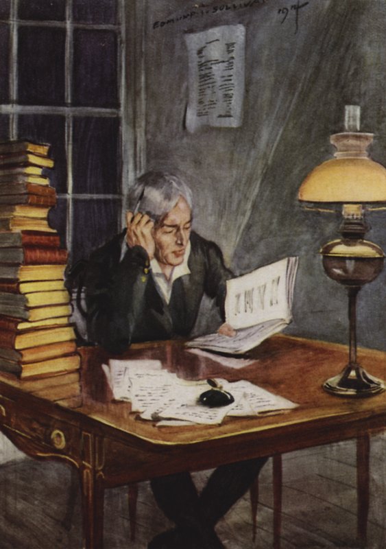 Da jeg læste om disse røveres og lommetyve, begyndte der at opstå en mærkelig tvivl i mit sind om dyd og kriminalitet. af Edmund Joseph Sullivan