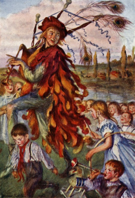 Robert Browning: The Pied Piper of Hamelindani af Edmund Joseph Sullivan