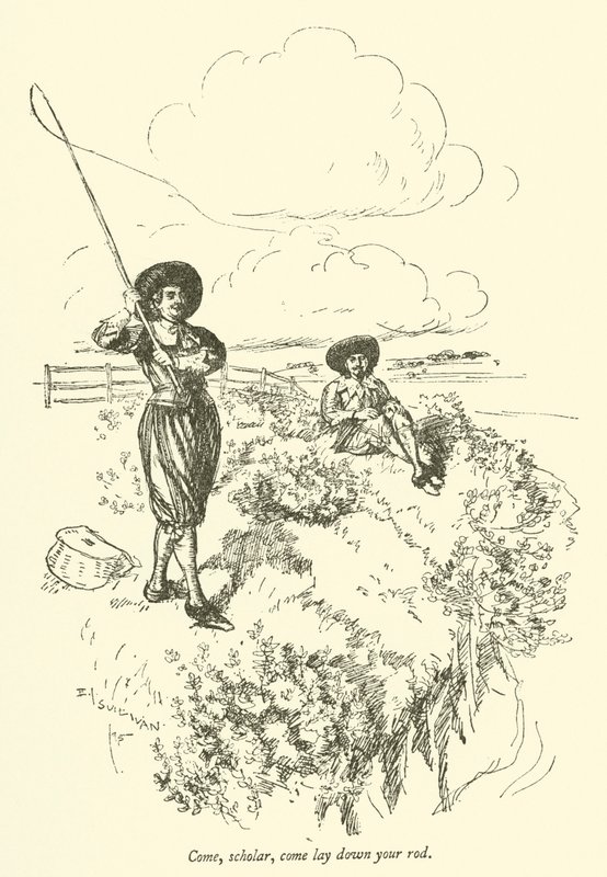 Kom, lærde, kom og læg din stang ned af Edmund Joseph after Sullivan
