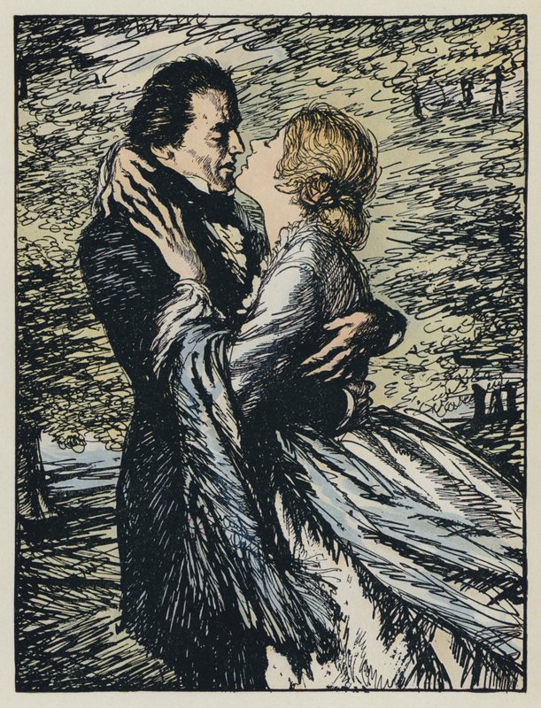 Illustration til Tennysons Maud af Edmund Joseph after Sullivan
