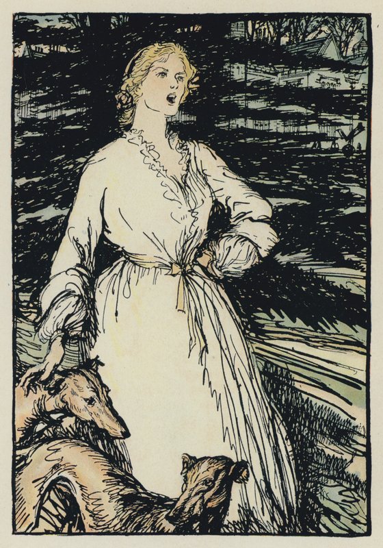 Illustration til Tennysons Maud af Edmund Joseph after Sullivan
