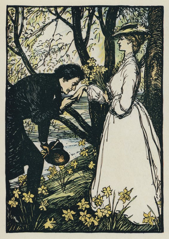 Illustration til Tennysons Maud af Edmund Joseph after Sullivan
