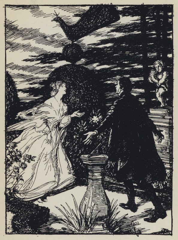 Illustration til Tennysons Maud af Edmund Joseph after Sullivan