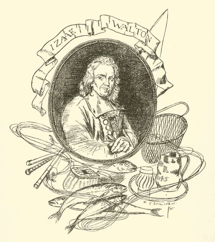 Izaak Walton af Edmund Joseph after Sullivan