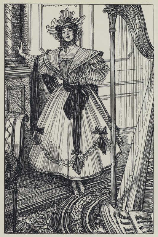 Tennyson, Illustration til A Dream of Fair Women and Other Poems af Edmund Joseph after Sullivan