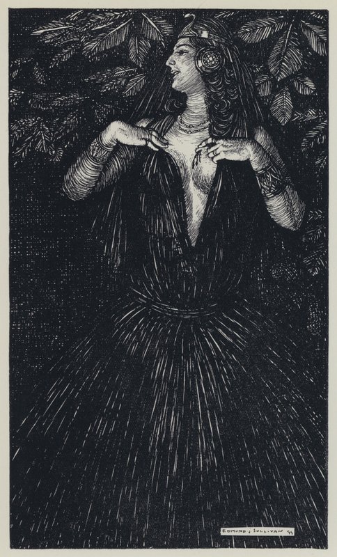 Tennyson, Illustration til A Dream of Fair Women and Other Poems af Edmund Joseph after Sullivan
