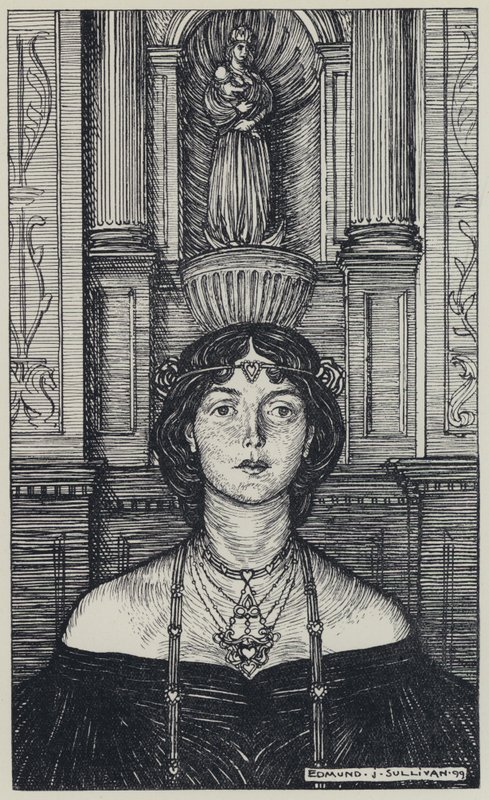 Tennyson, Illustration til A Dream of Fair Women and Other Poems af Edmund Joseph after Sullivan