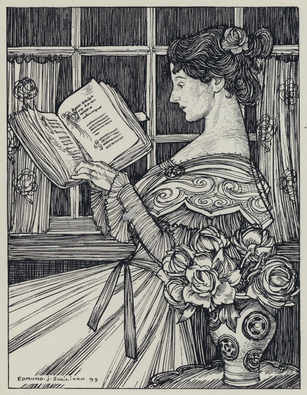 Tennyson, Illustration til A Dream of Fair Women and Other Poems af Edmund Joseph after Sullivan
