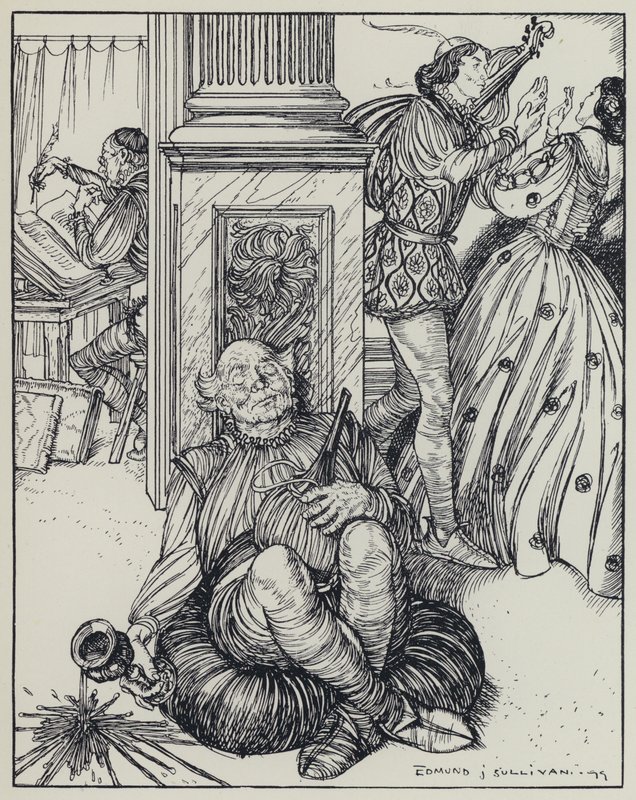 Tennyson, Illustration til A Dream of Fair Women and Other Poems af Edmund Joseph after Sullivan
