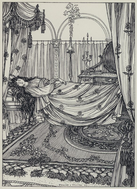 Tennyson, Illustration til A Dream of Fair Women and Other Poems af Edmund Joseph after Sullivan