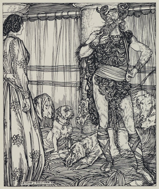Tennyson, Illustration til A Dream of Fair Women and Other Poems af Edmund Joseph after Sullivan