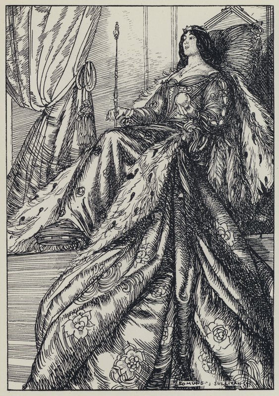 Tennyson, Illustration til A Dream of Fair Women and Other Poems af Edmund Joseph after Sullivan