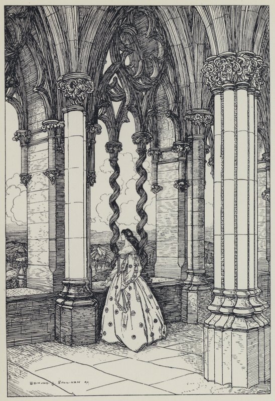 Tennyson, Illustration til A Dream of Fair Women and Other Poems af Edmund Joseph after Sullivan