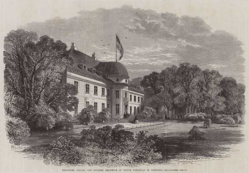 Bernstorf Slot, Prins Christian af Danmarks landsted af Edmund Morison Wimperis