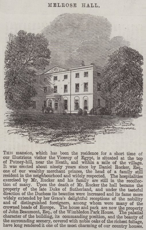 Melrose Hall af Edmund Morison Wimperis