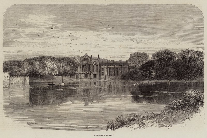 Newstead Abbey af Edmund Morison Wimperis