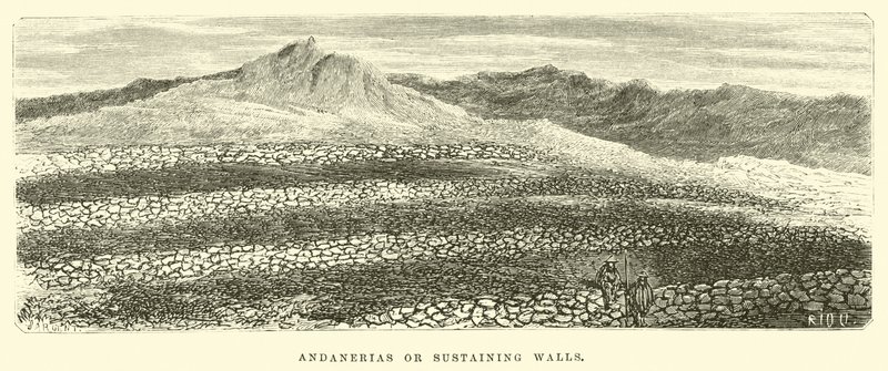 Andanerias eller støttemure af Edouard Riou