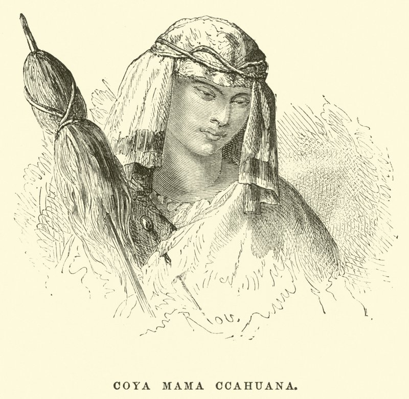 Coya Mama Ccahuana af Edouard Riou