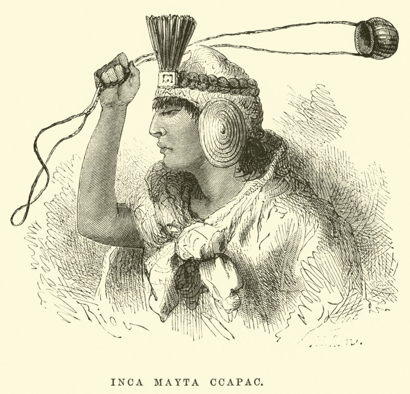 Inca Mayta Ccapac af Edouard Riou