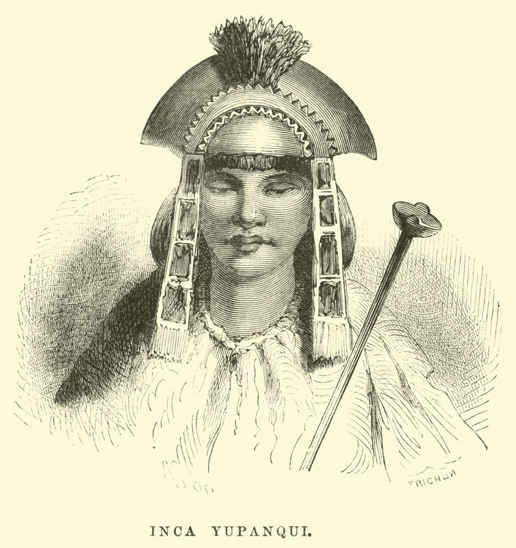 Inca Yupanqui af Edouard Riou