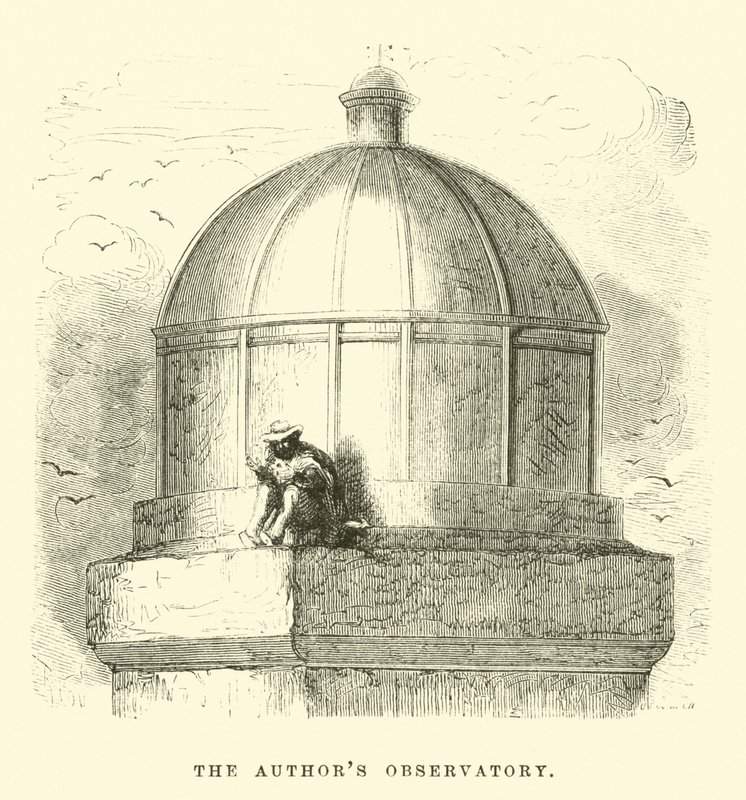Forfatterens Observatorium af Edouard Riou