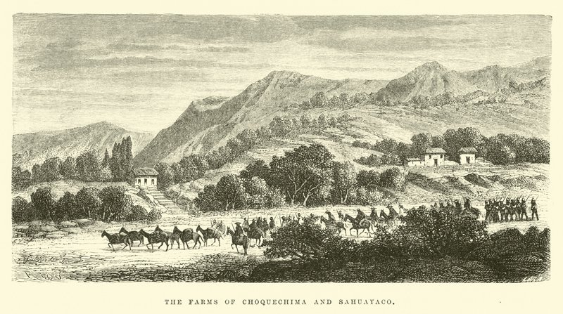 Bedrifterne Choquechima og Sahuyaco af Edouard Riou